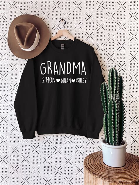 grandma sweatshirt personalized